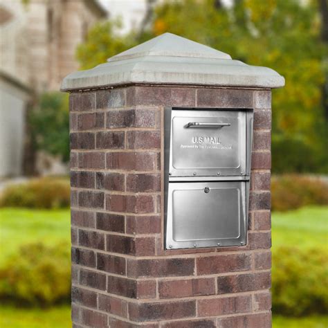 stainless steel locking mailbox